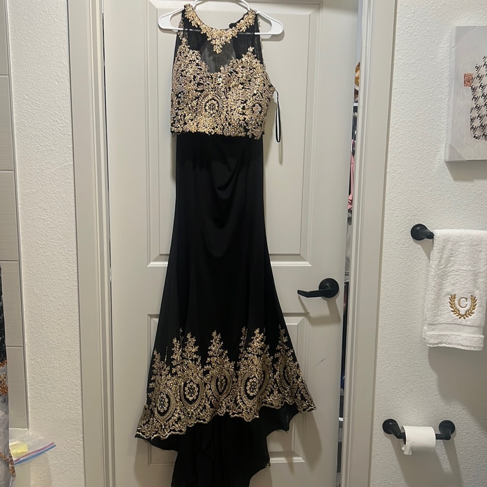2 piece prom dress